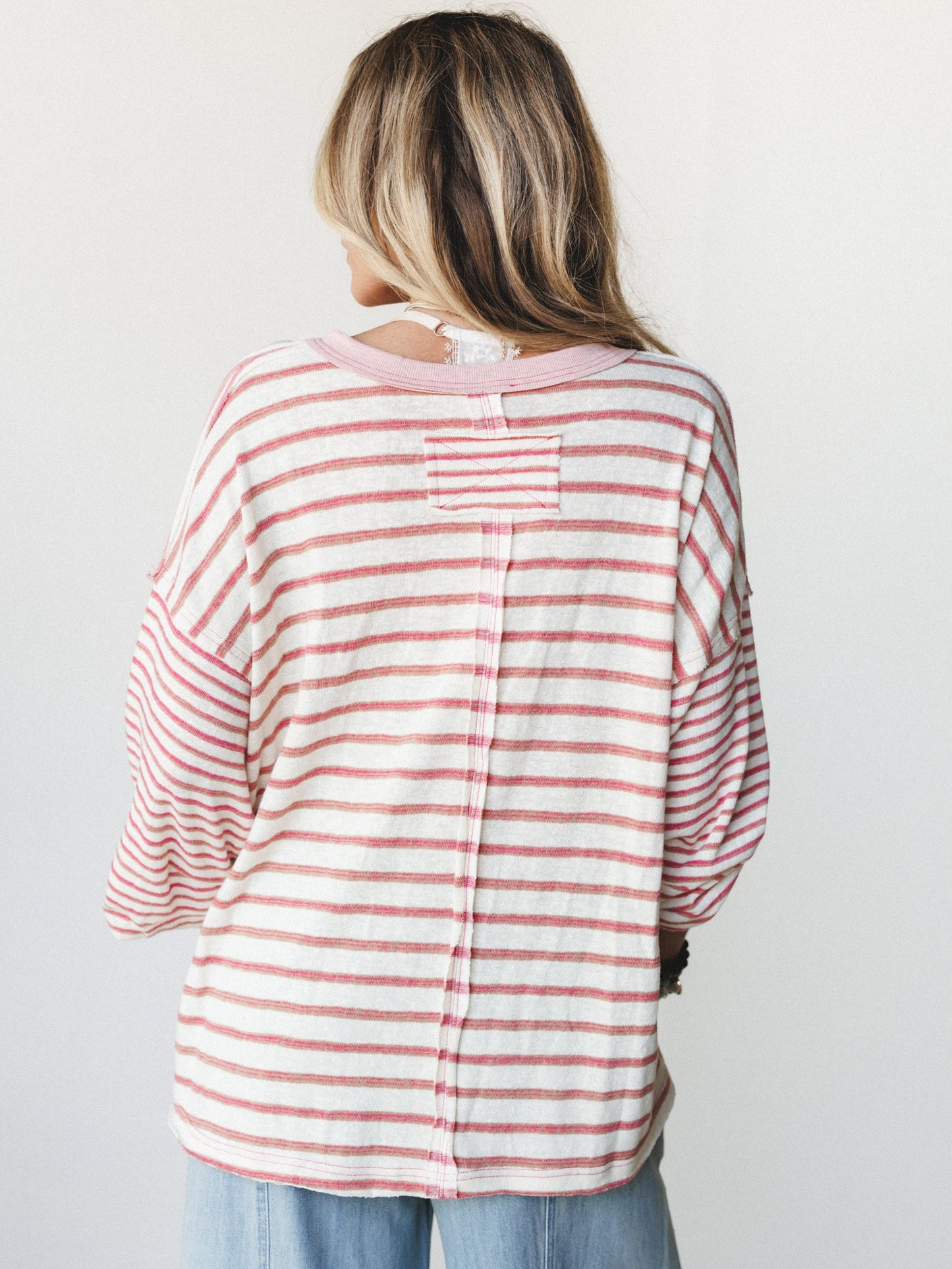 Here for the Moon Long Sleeve Tee
- Pink