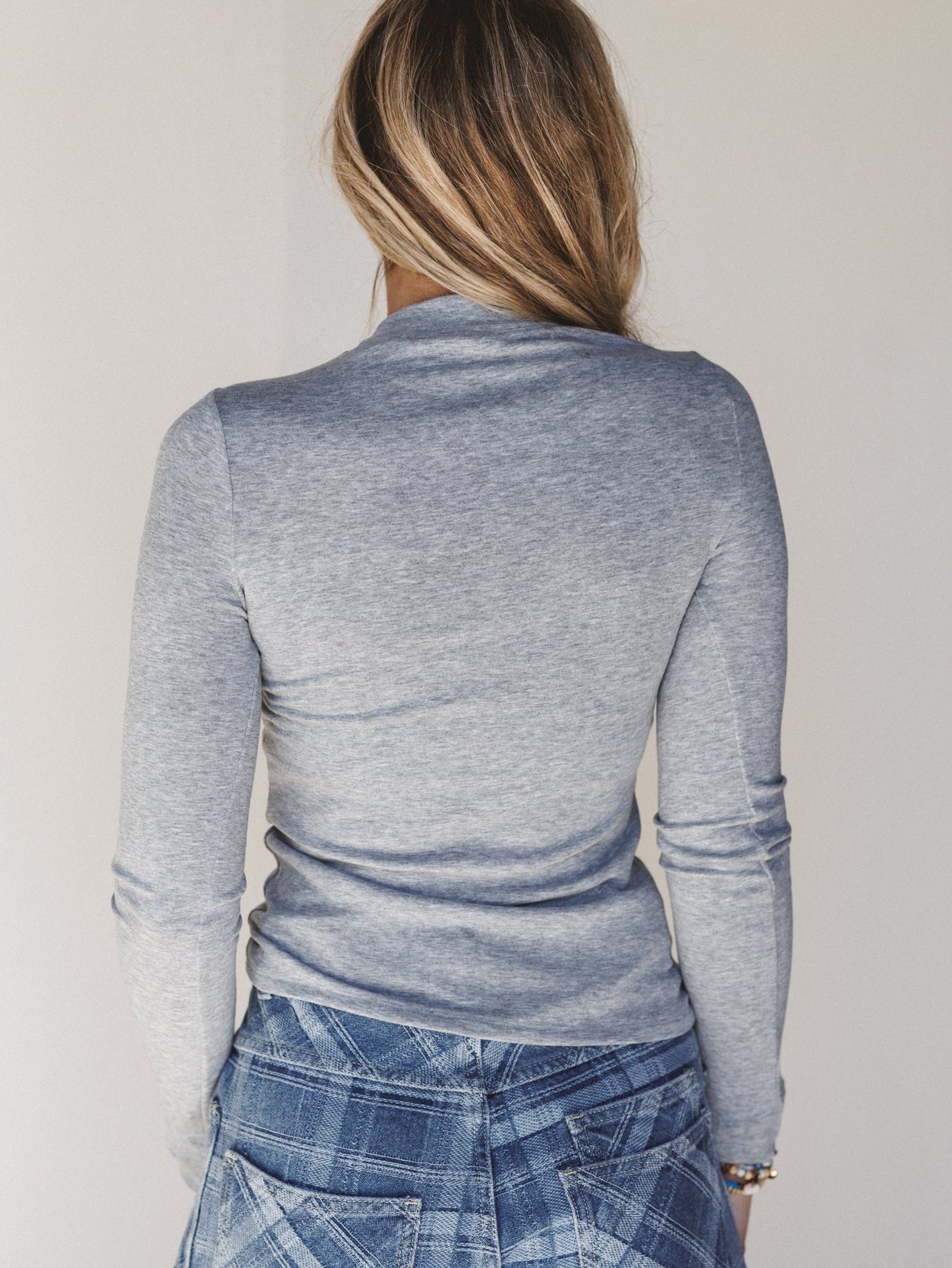 Every Moment Top - Heather Gray