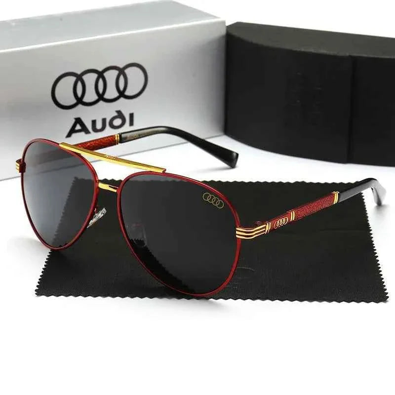 Audi 편광선글라스 UV400 Polarized Sunglasses for Men Women Motorcycle Glasses Anti-Glare Outdoor Adventure Shades 5012