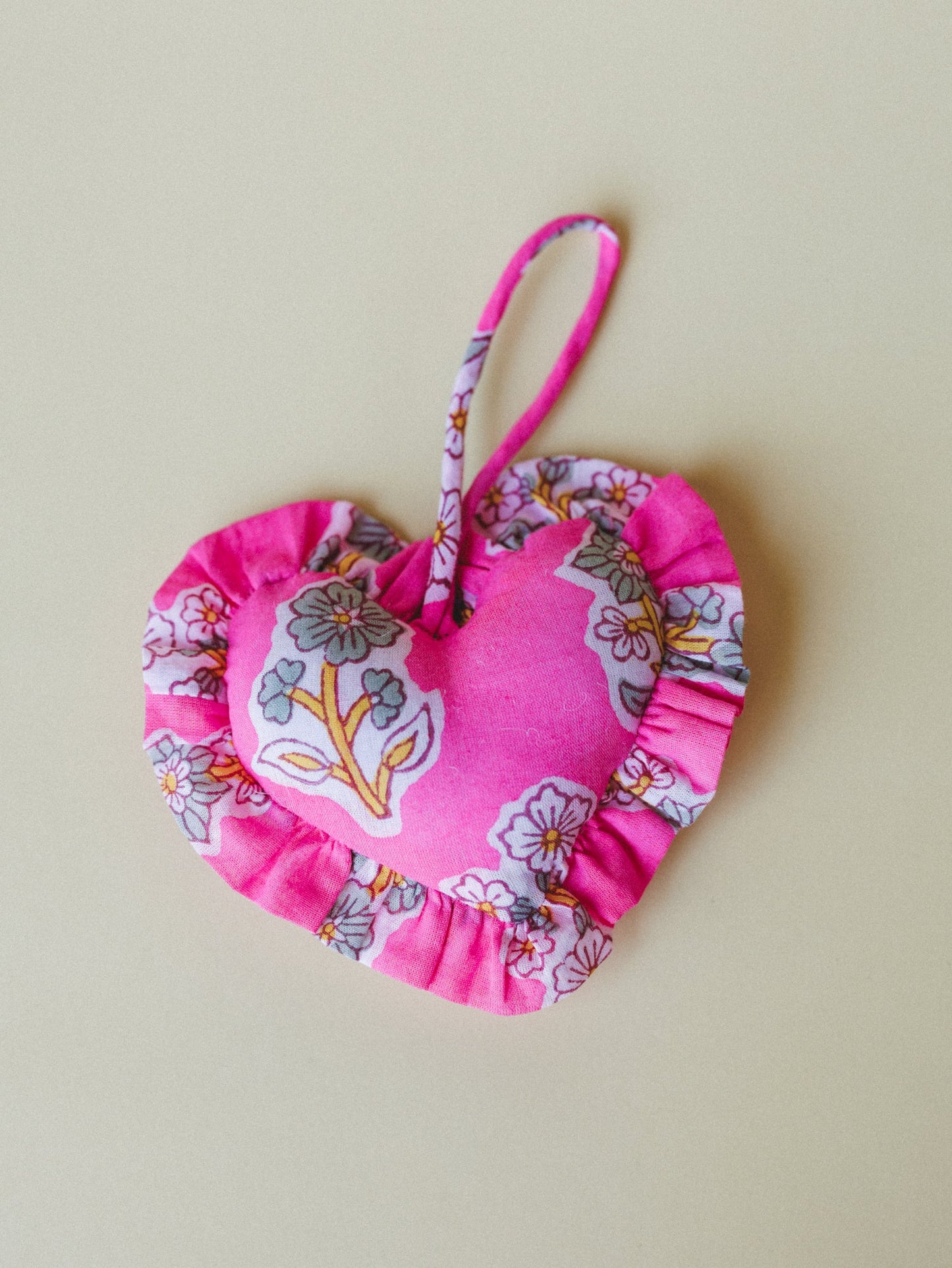 Heart of Love Bag Charm - Fuchsia