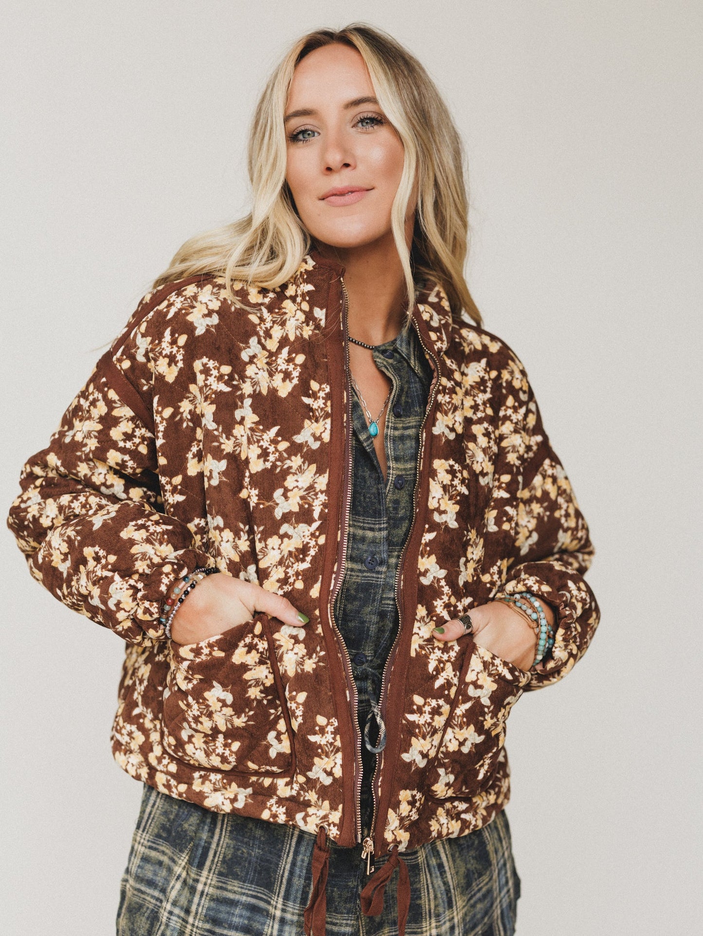 Fever Bloom Jacket - Brown