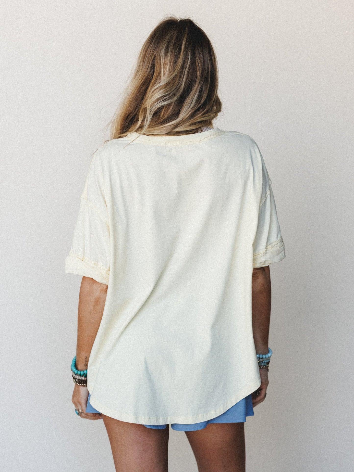 Americana Honey Tee - Butter Yellow