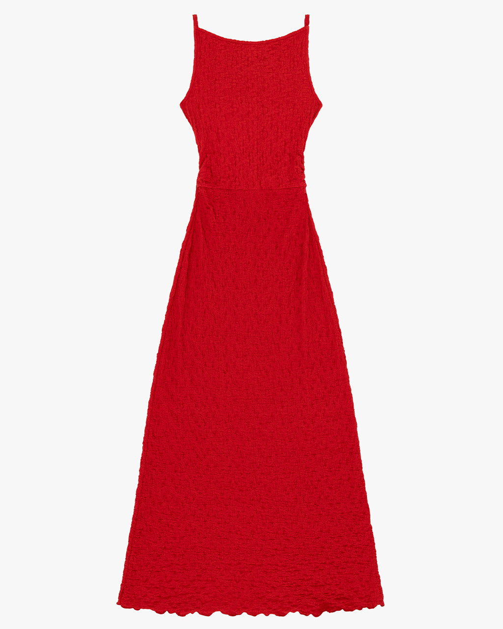 Maya Crinkle Dress - Pepper