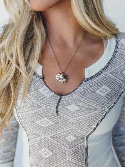 February Dreamer Birthstone Necklace - Amethyst