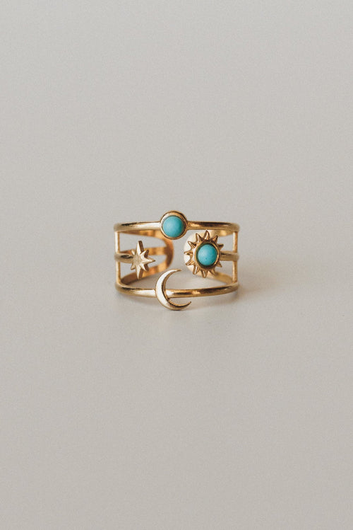 Among The Stars Ring - Turquoise