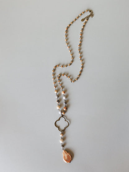 Alani Necklace - Taupe