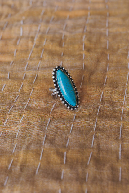 Cowgirl Charm Ring - Turquoise - Pre Order