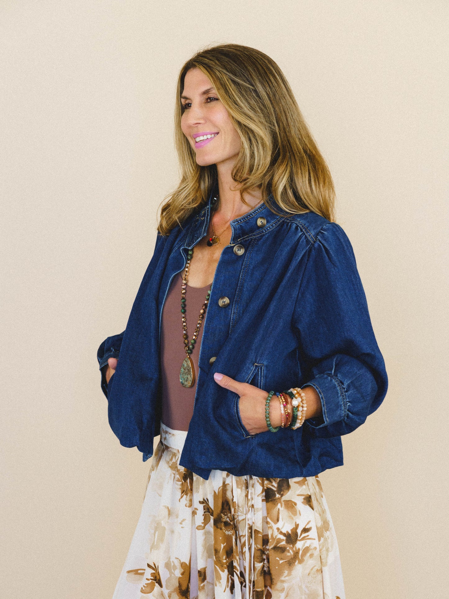 Feeling French Denim Jacket - Dark Denim
