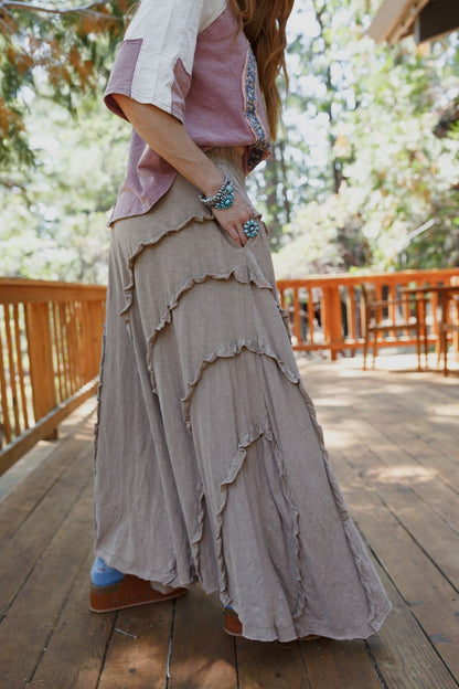 Dream Flow Wide Leg Pants - Mocha - Pre Order