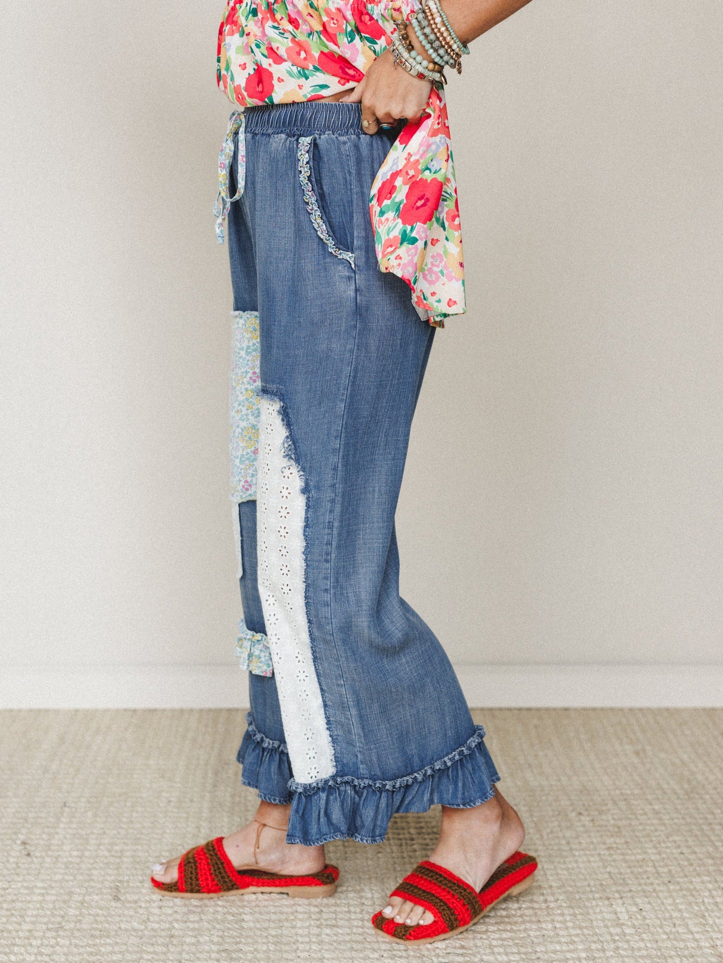 Bohemian Bloom 2 Piece Bundle - Red Floral