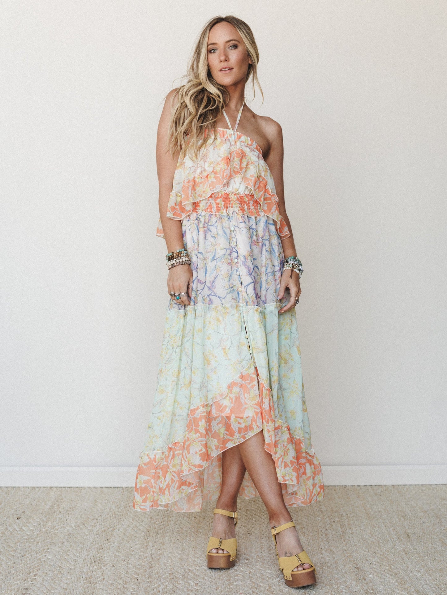 Floral Love Letters Dress - Flower Multi