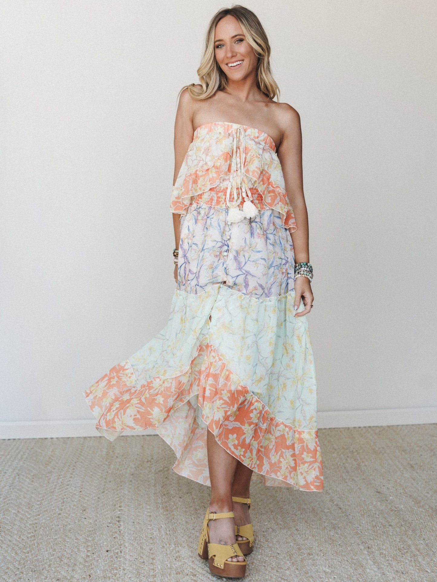 Floral Love Letters Dress - Flower Multi