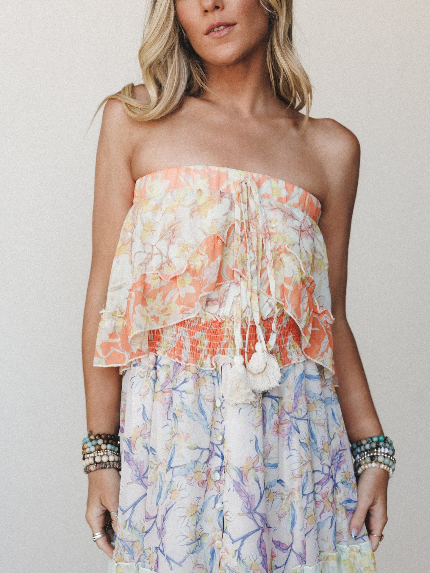 Floral Love Letters Dress - Flower Multi