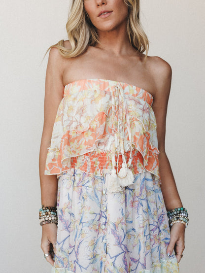 Floral Love Letters Dress - Flower Multi