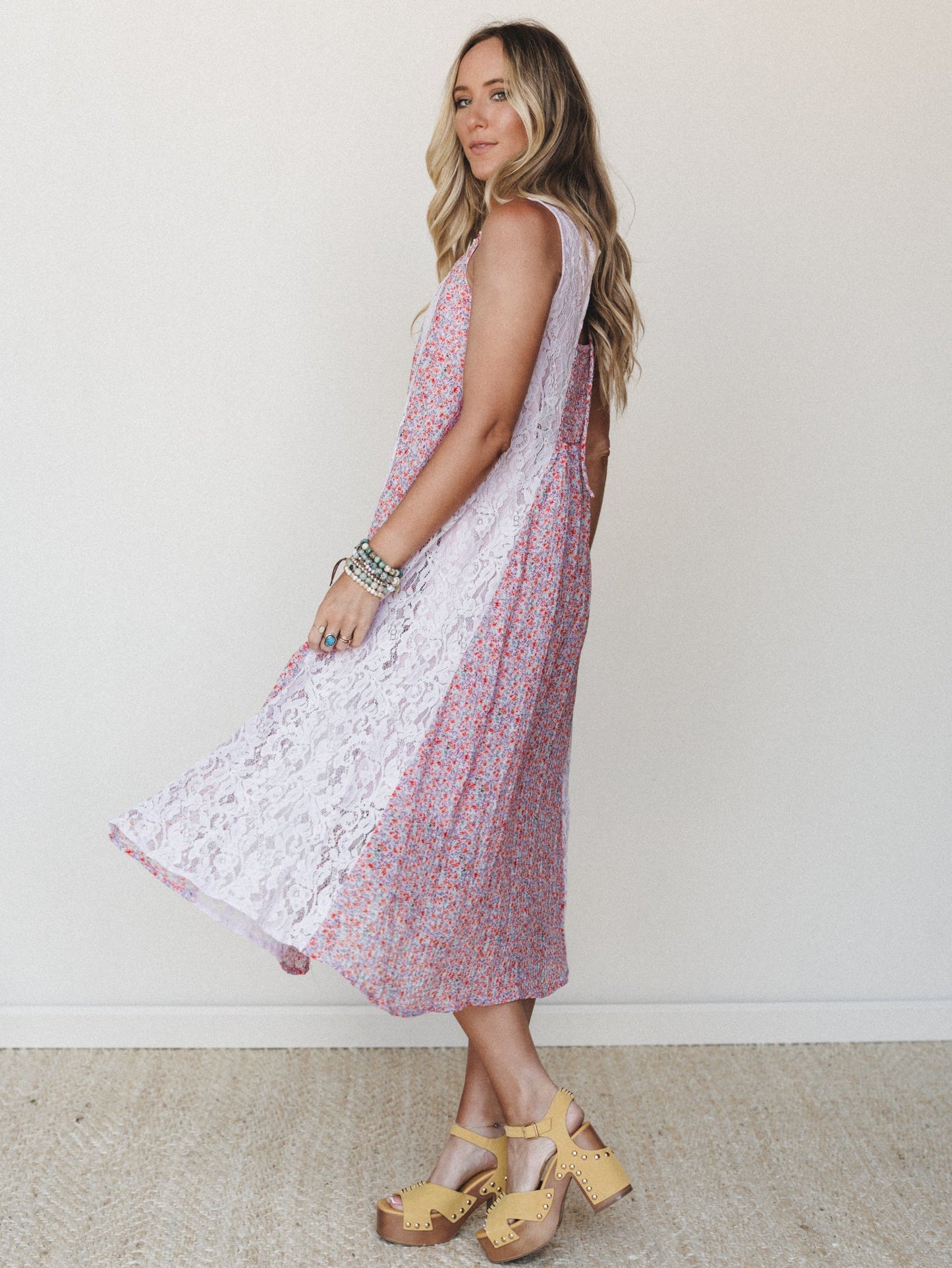 Bloom Wave Dress - Lilac