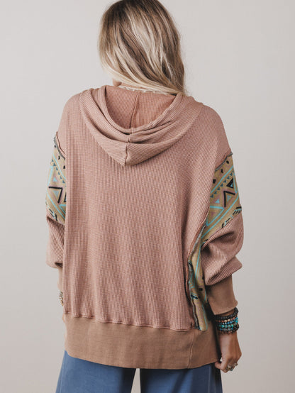 Cosmic Patch Top - Tan