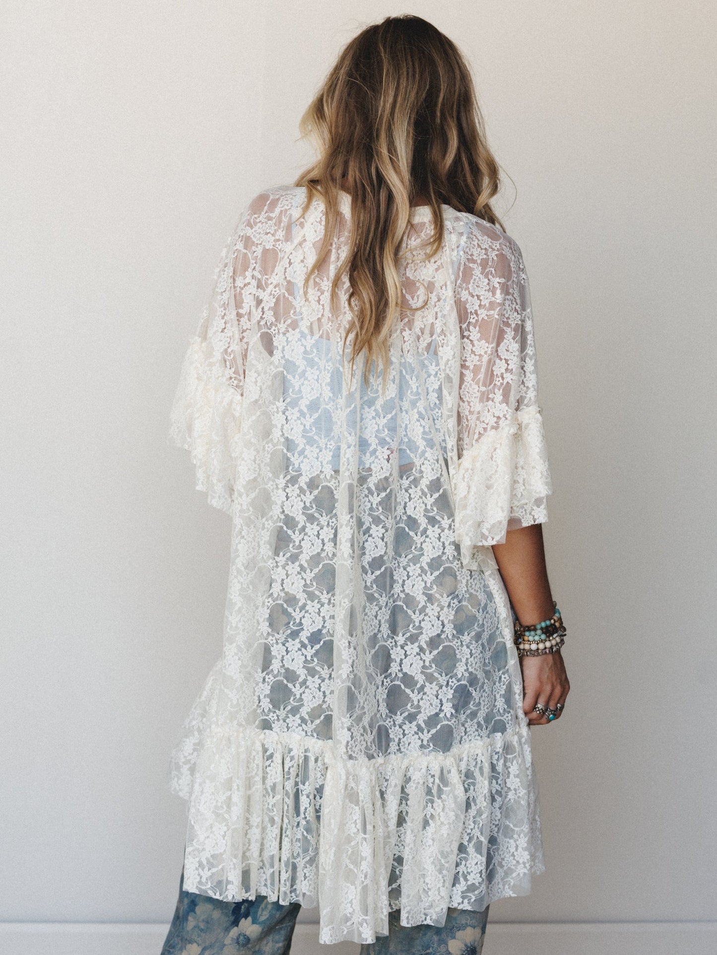 Days in Love Lace Layering Dress  - Cream