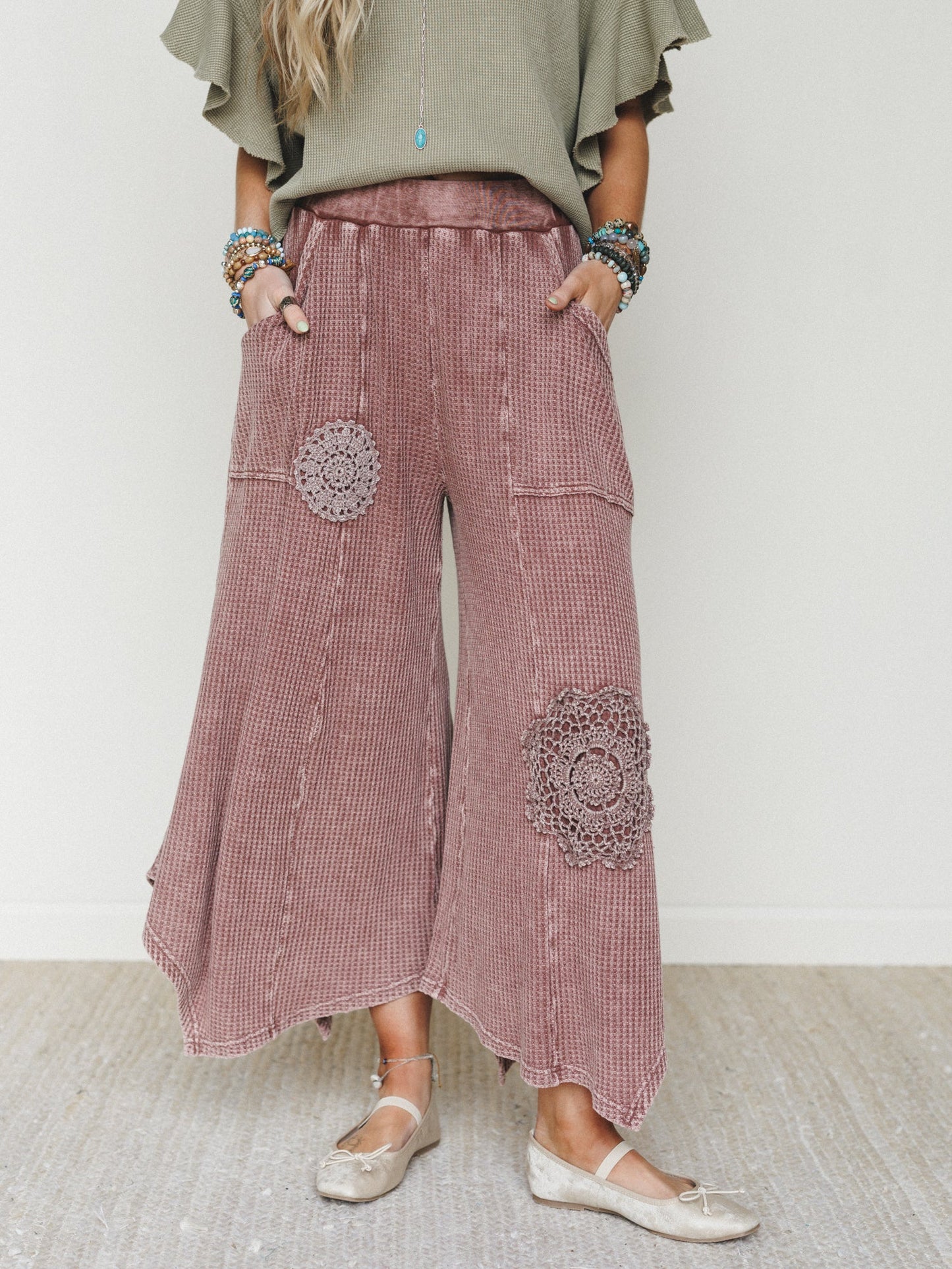 Art of it All Flowy Pants - Chocolate - Pre Order
