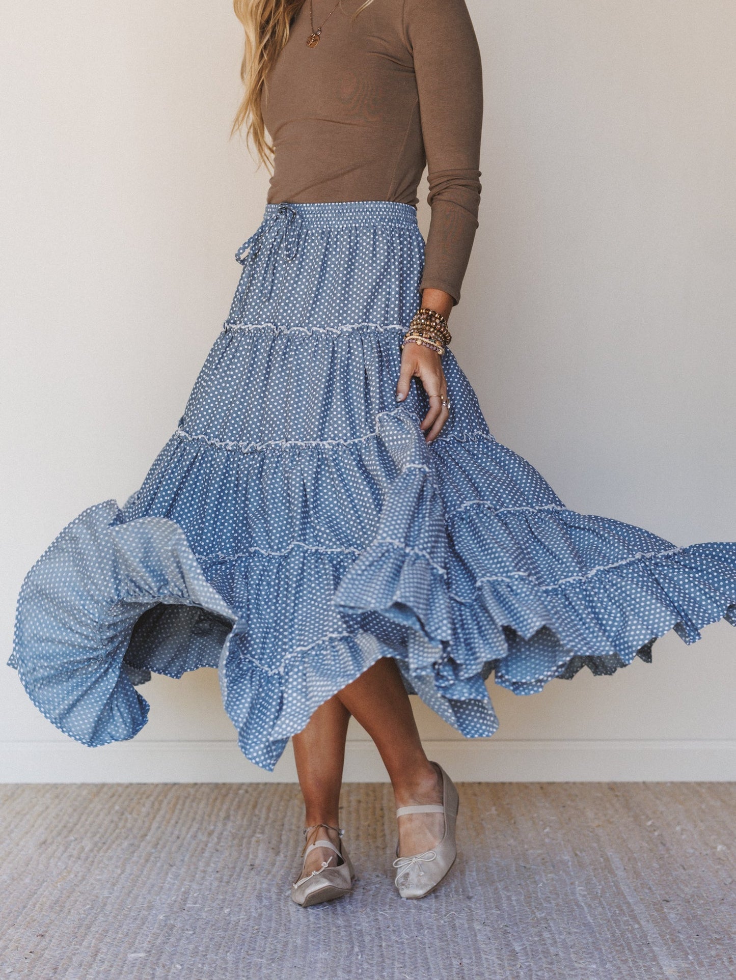 Every Polka Moment 3 Piece Bundle - Denim