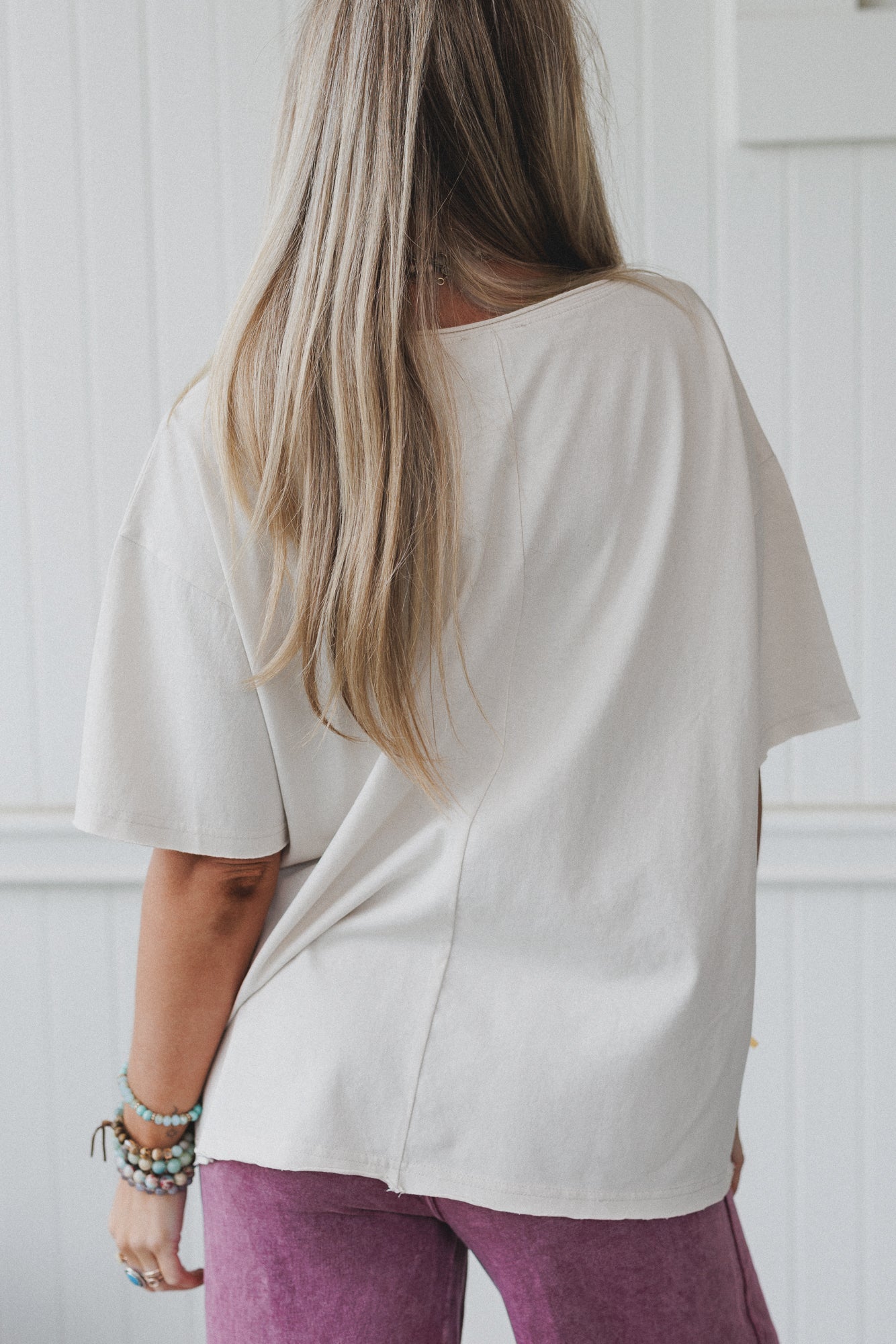 Arch Of Dreams Patchwork Top - Beige