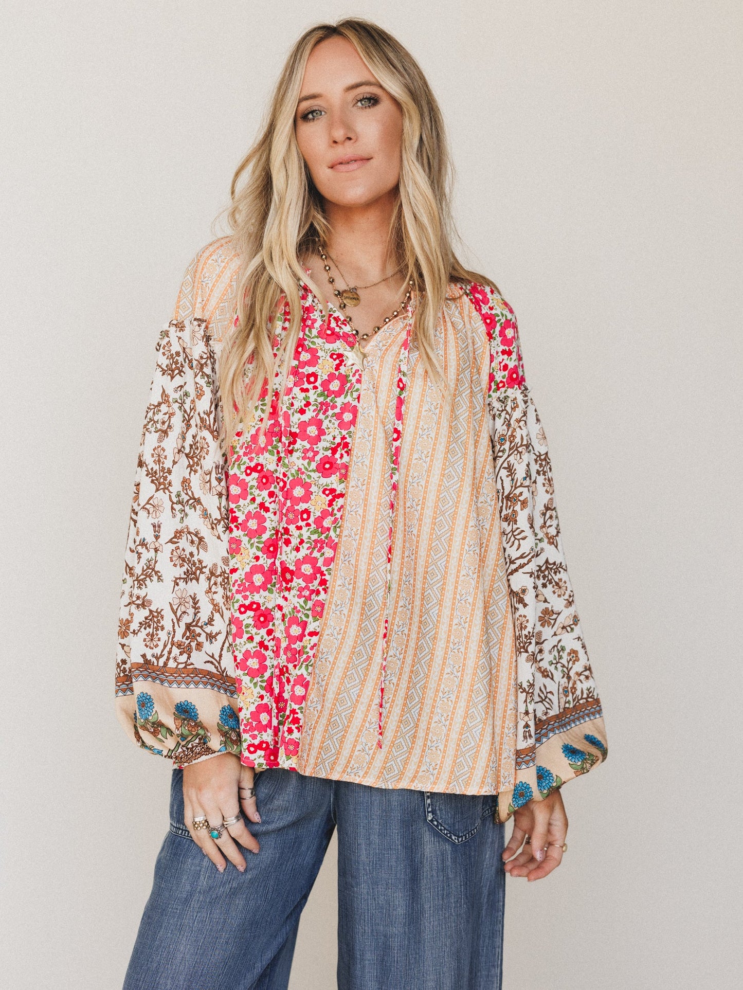 Bohemian Heart 3 Piece Bundle - Coral