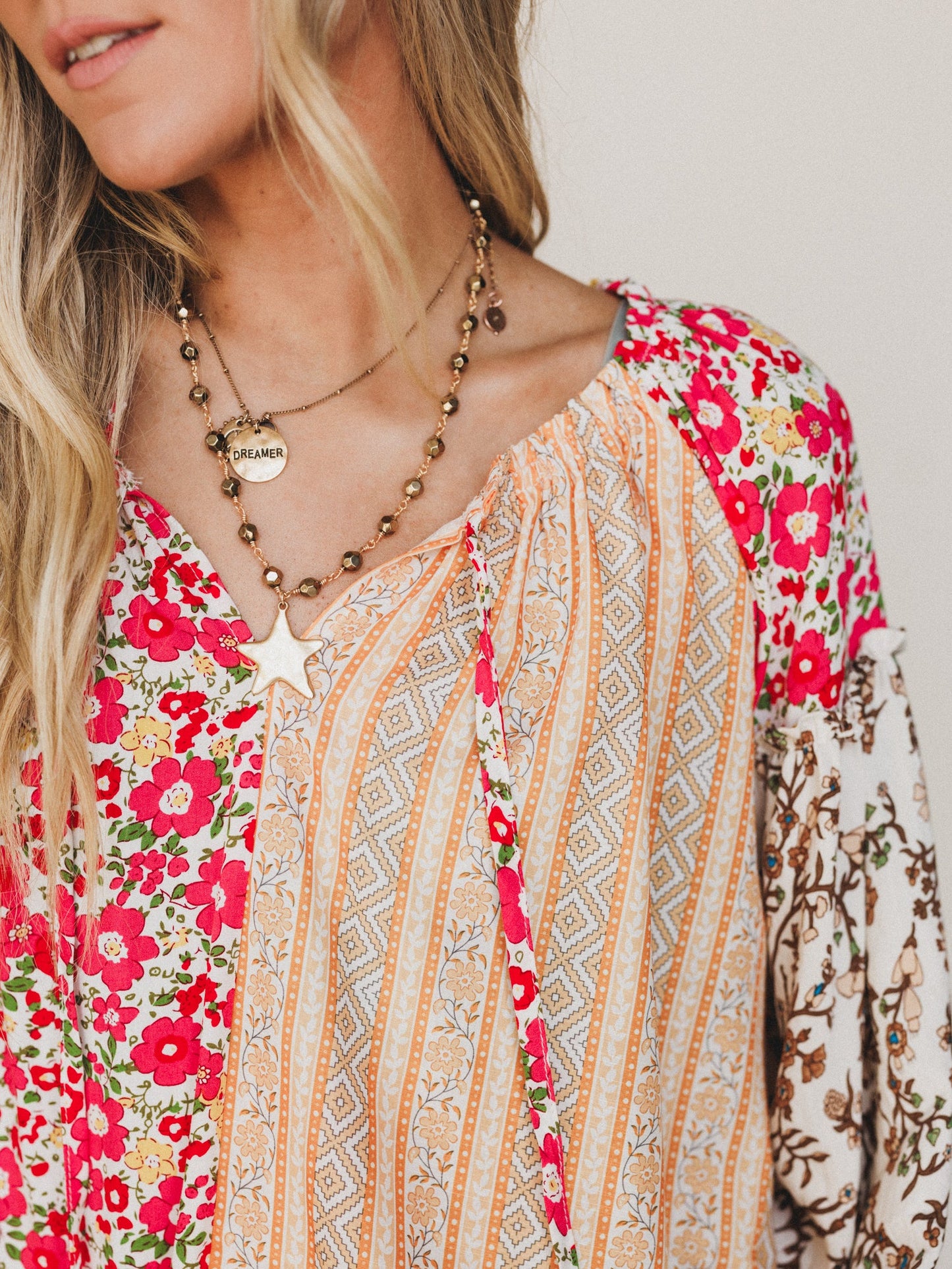 Bohemian Heart 3 Piece Bundle - Coral