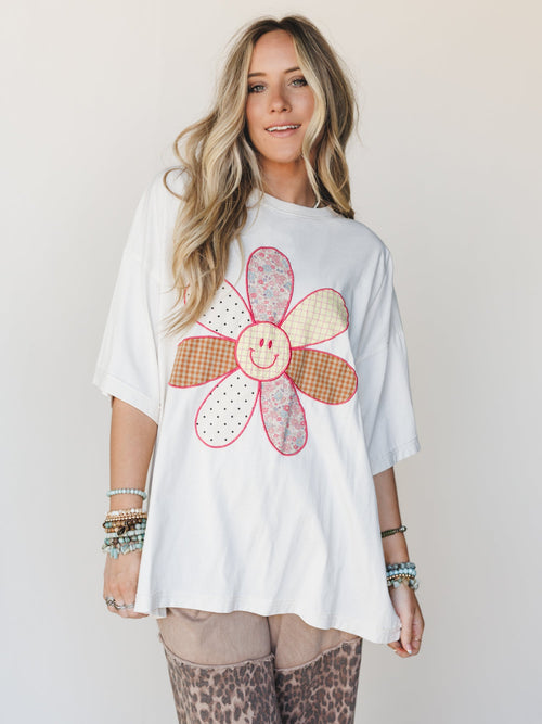 Daisy Drift Top - Off White