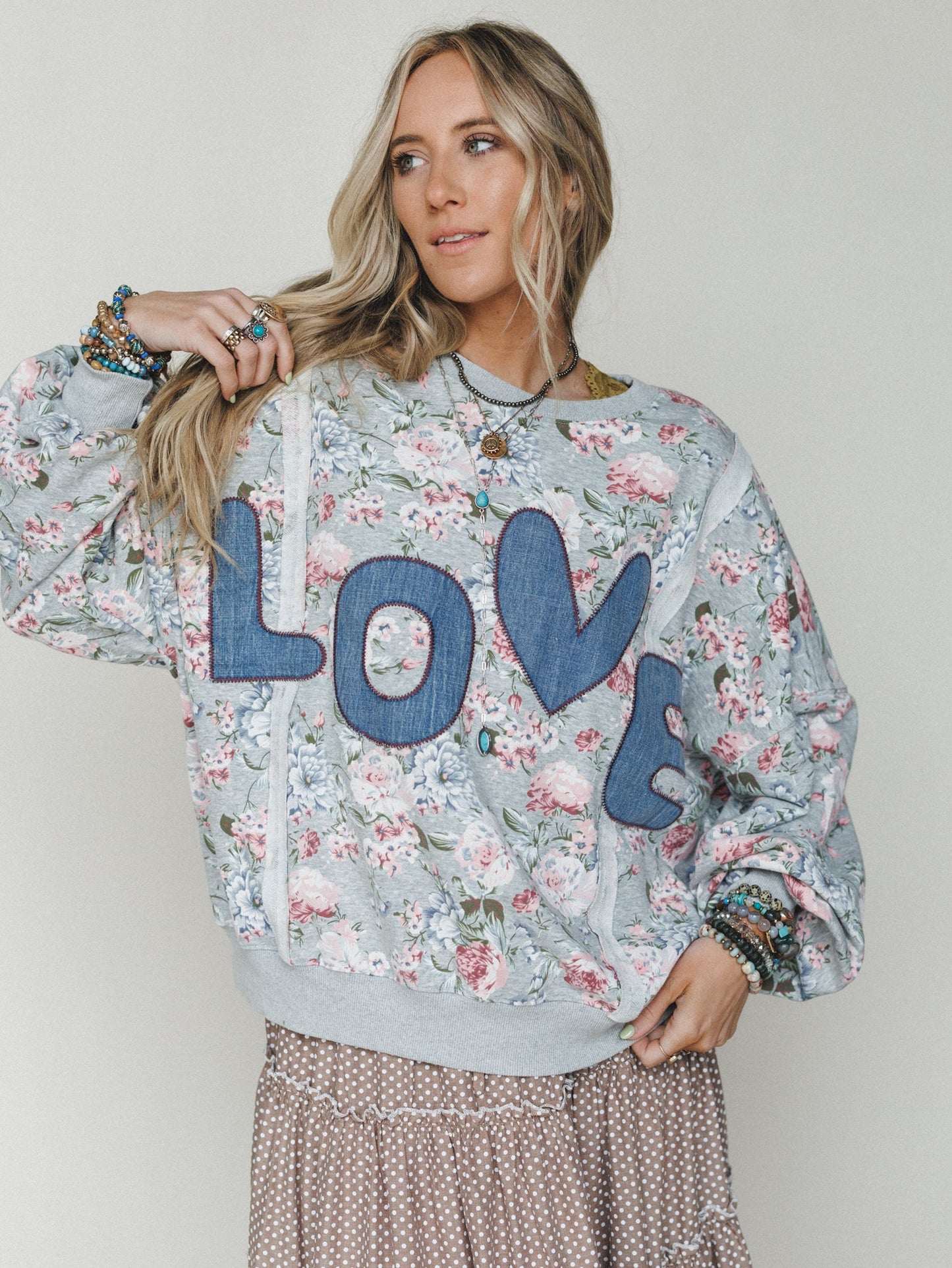 All About Love Pullover - Heather Gray