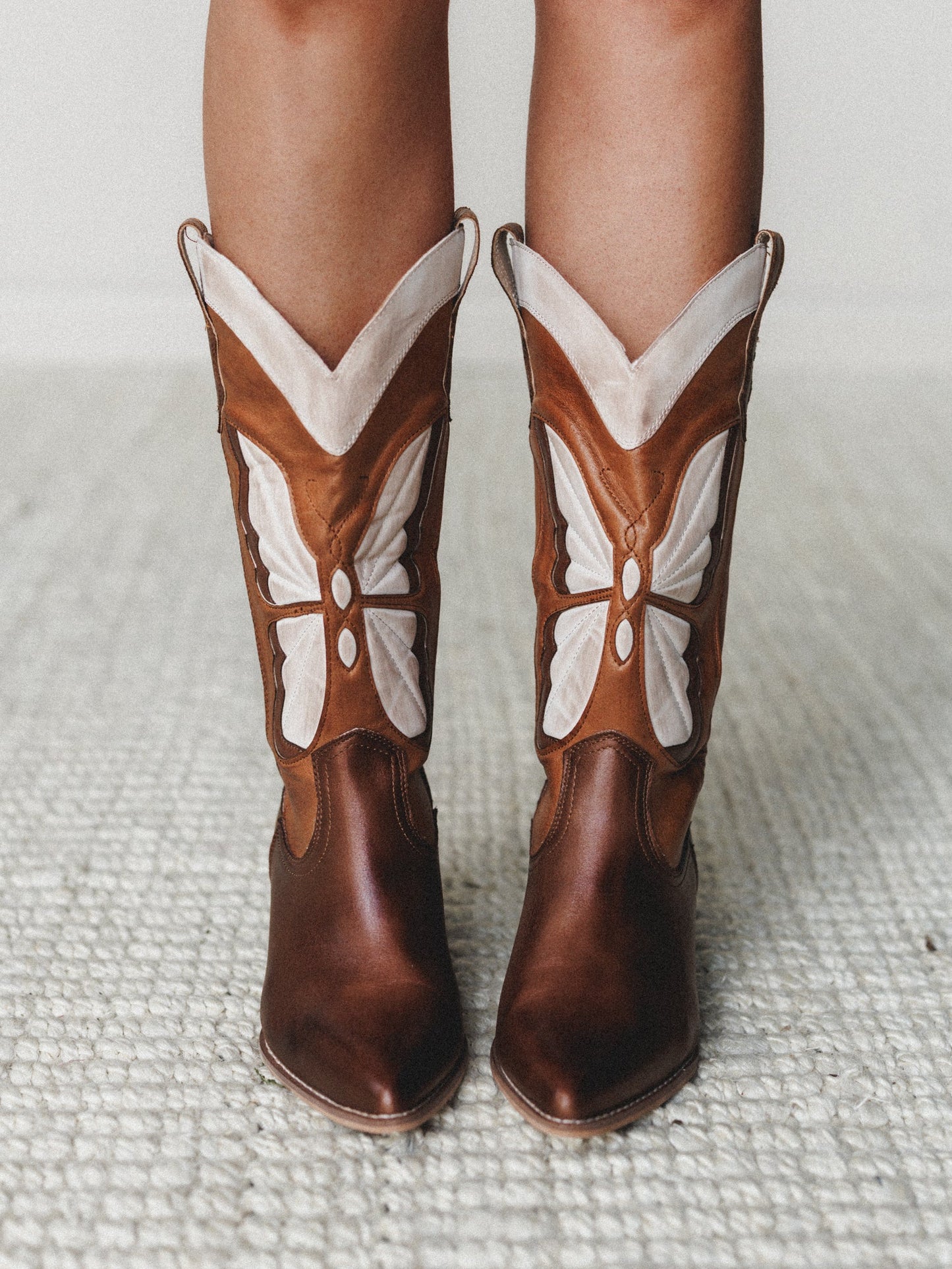 Fairy Butterfly Boot - Camel