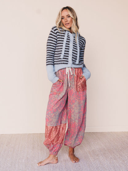 Driftline Striped Sweater - Blue