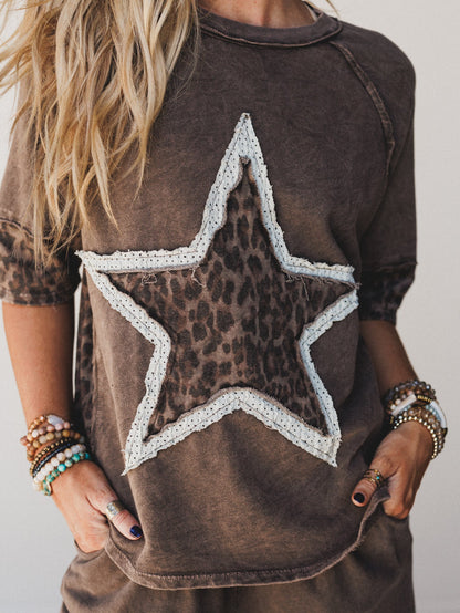 Cosmic Leopard 2 Piece Bundle - Brown