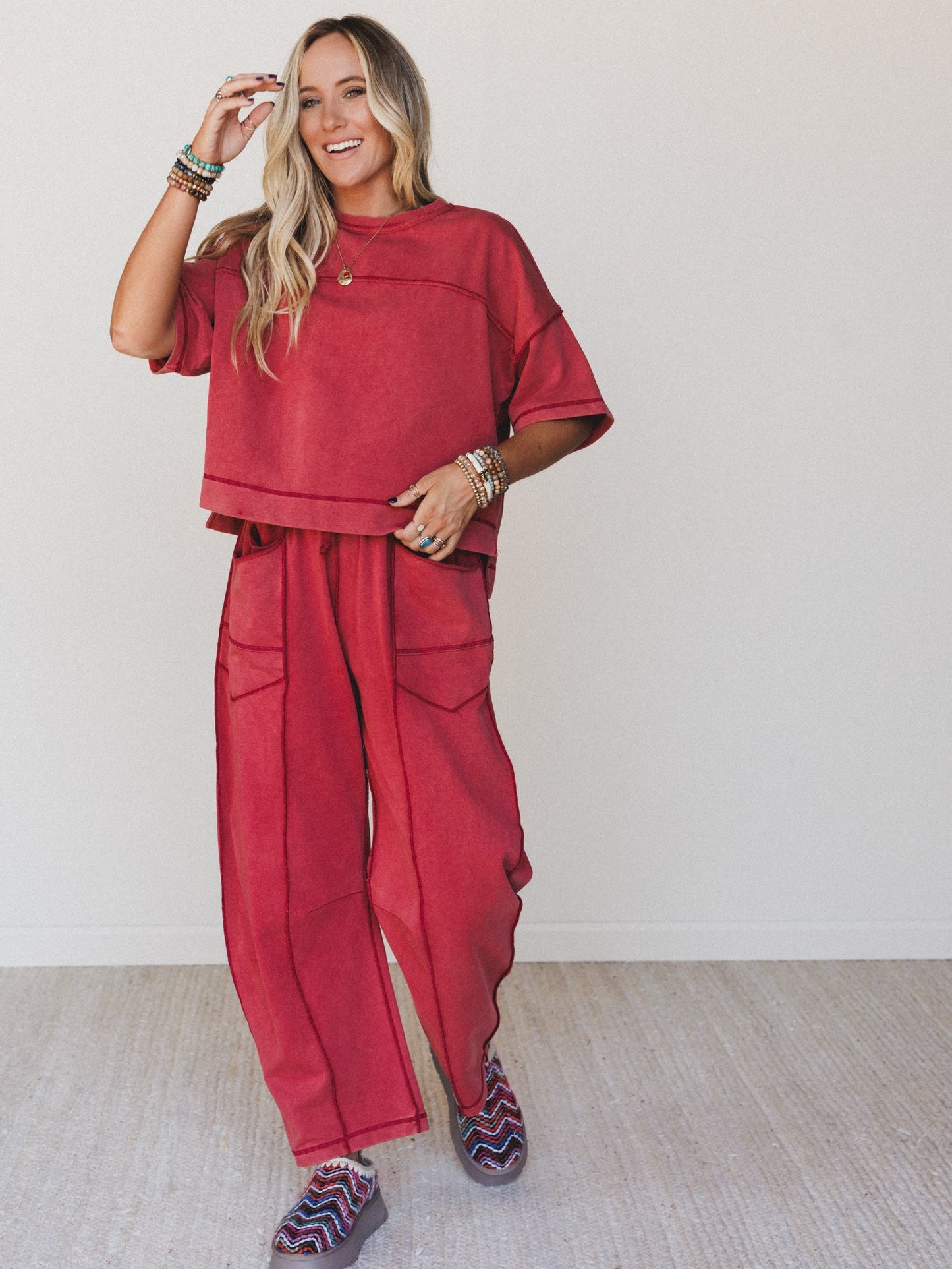 Coastal Butterfly 3 Piece Bundle - Red