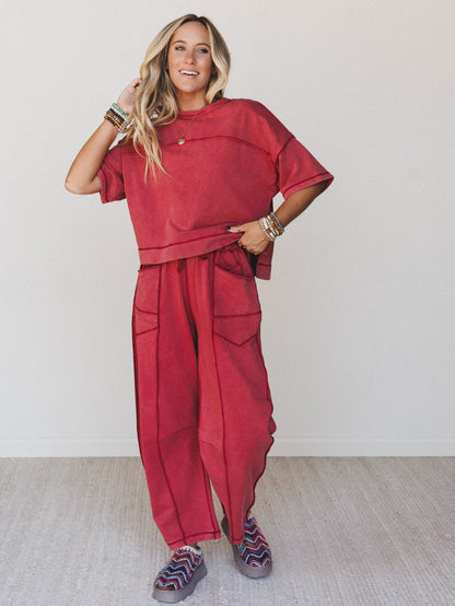 Coastal Halo Set - Red