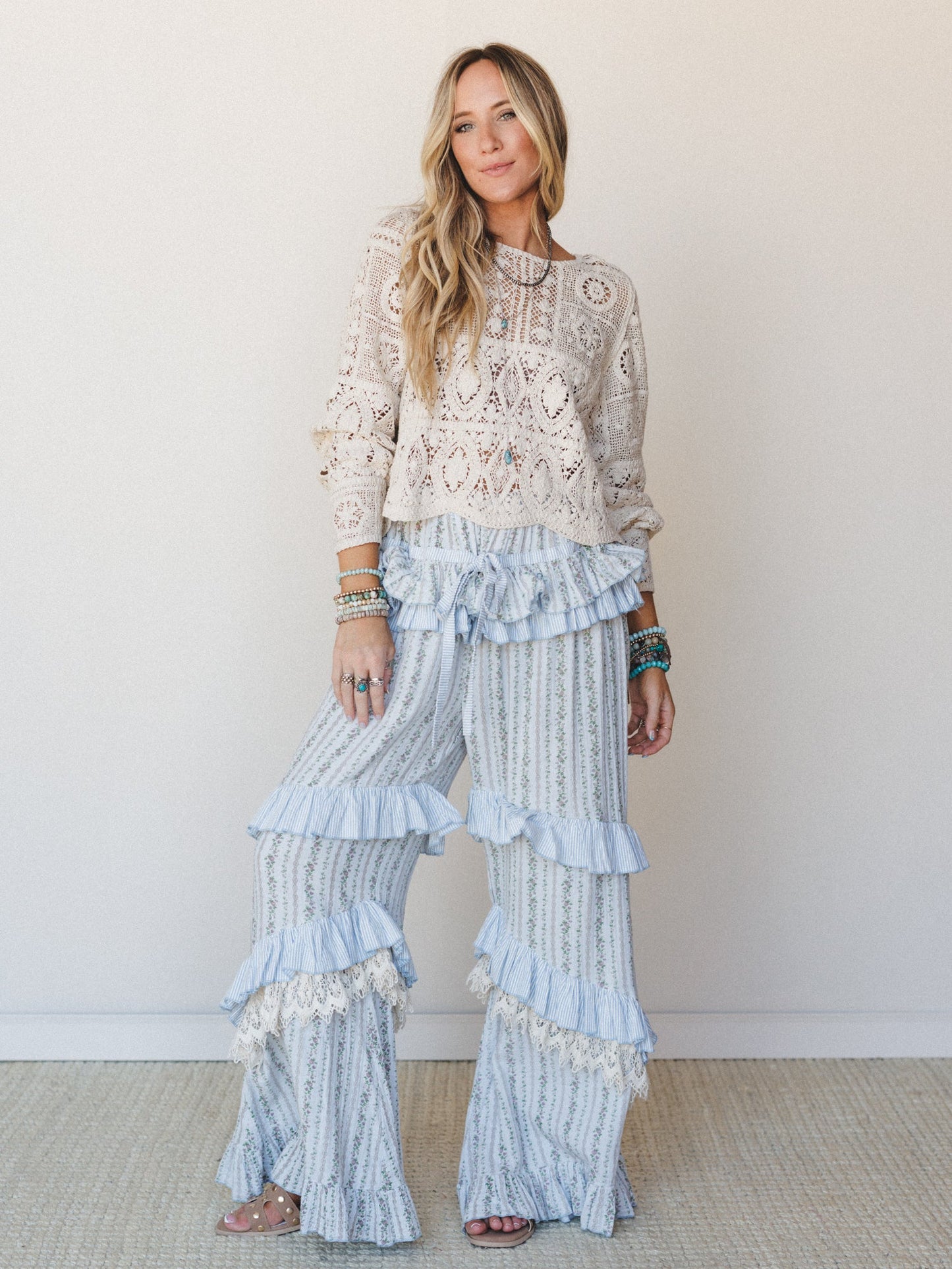 All In Time Crochet Top - Ecru
