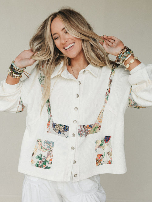 Dream Drape Jacket - Cream - Pre Order