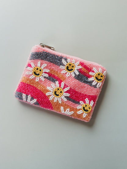 Groovy Daisies Coin Purse - Multi