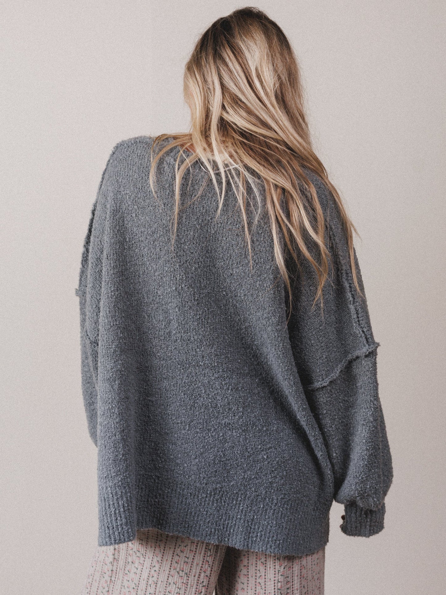 Daylight Dreamer Knit Sweater - Dark Gray