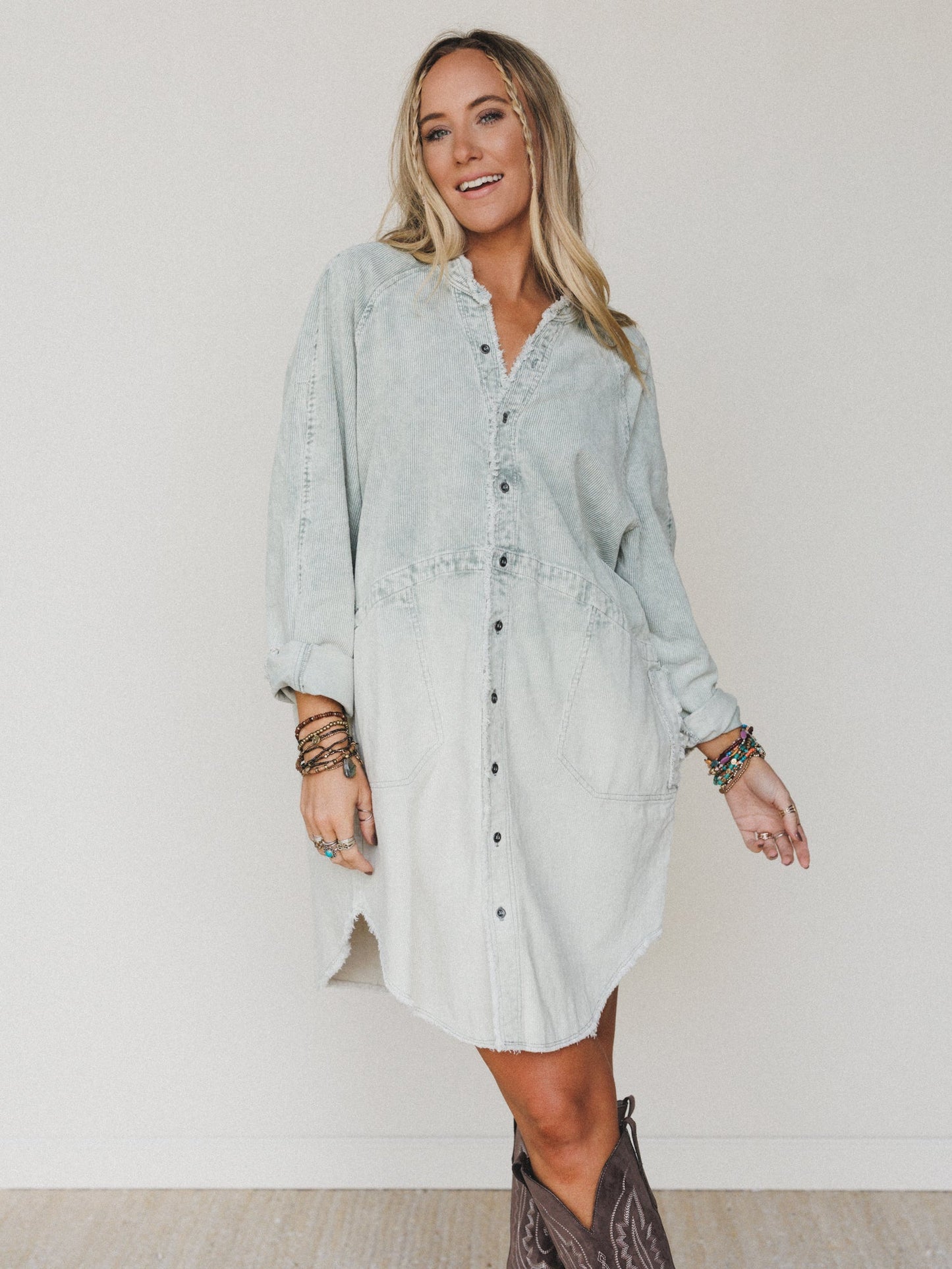 Corduroy Cowgirl 2 Piece Bundle - Sage