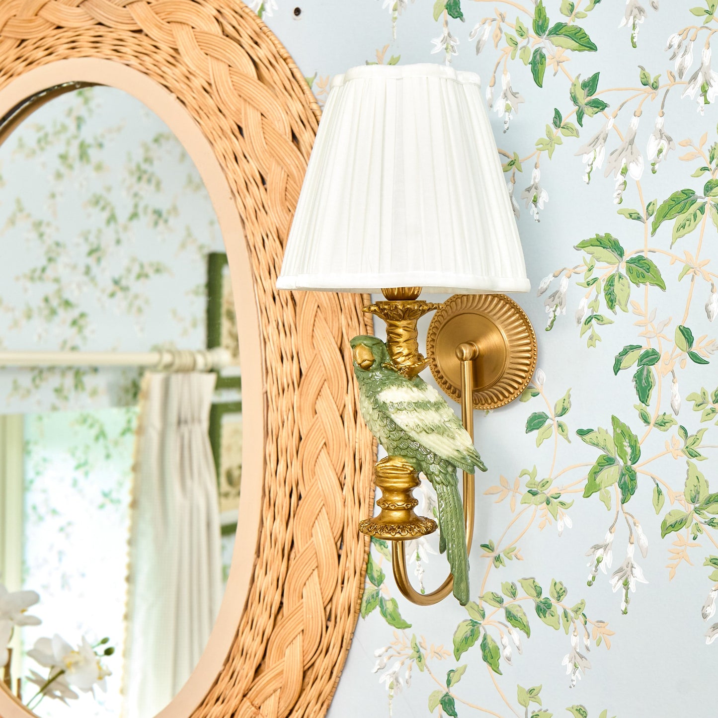 Cream Pleated Lampshade (18cm)