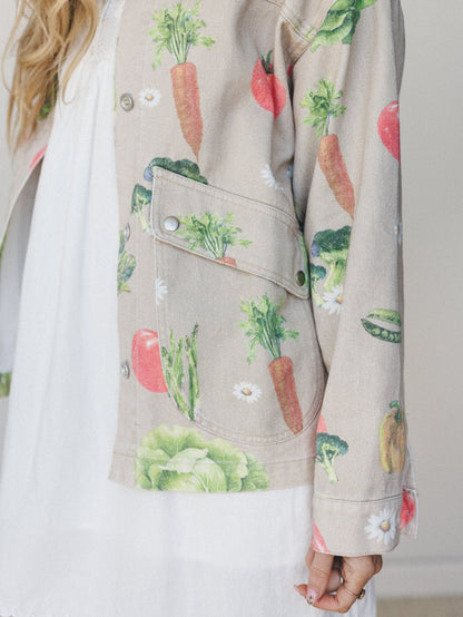 Farmer's Daughter Jacket - Garden Oatmeal