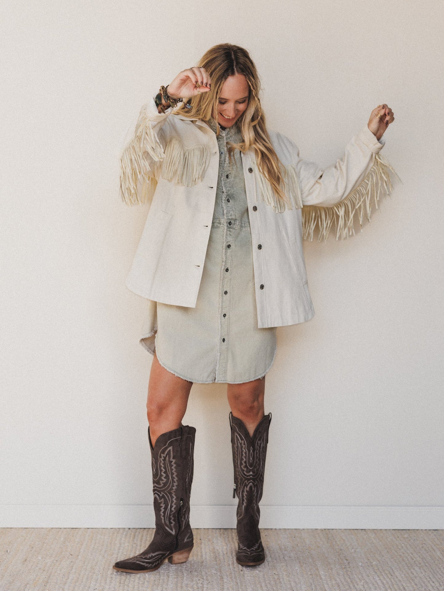 Corduroy Cowgirl 2 Piece Bundle - Sage