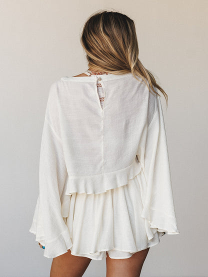 Anaya Poncho - Cream