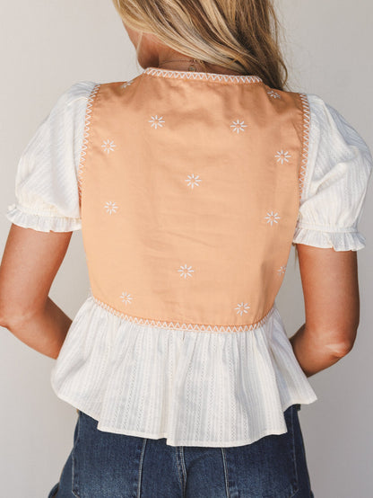Heart to Hand Top - Apricot