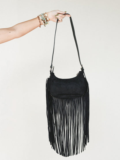 High West Fringe Bag - Black