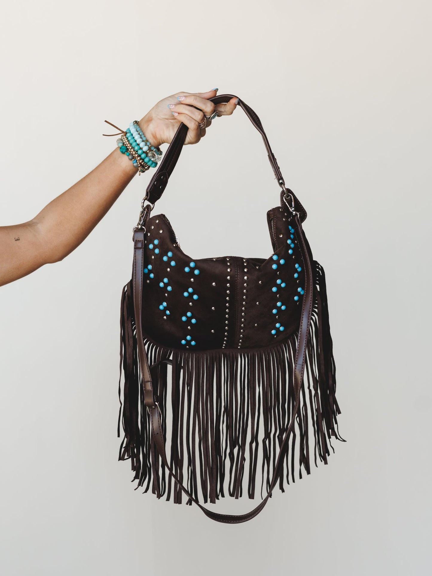 Boho of the West Hobo Bag - Chocolate