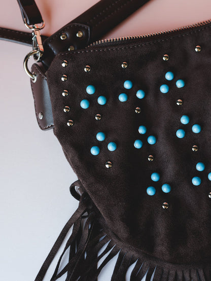 Boho of the West Hobo Bag - Chocolate