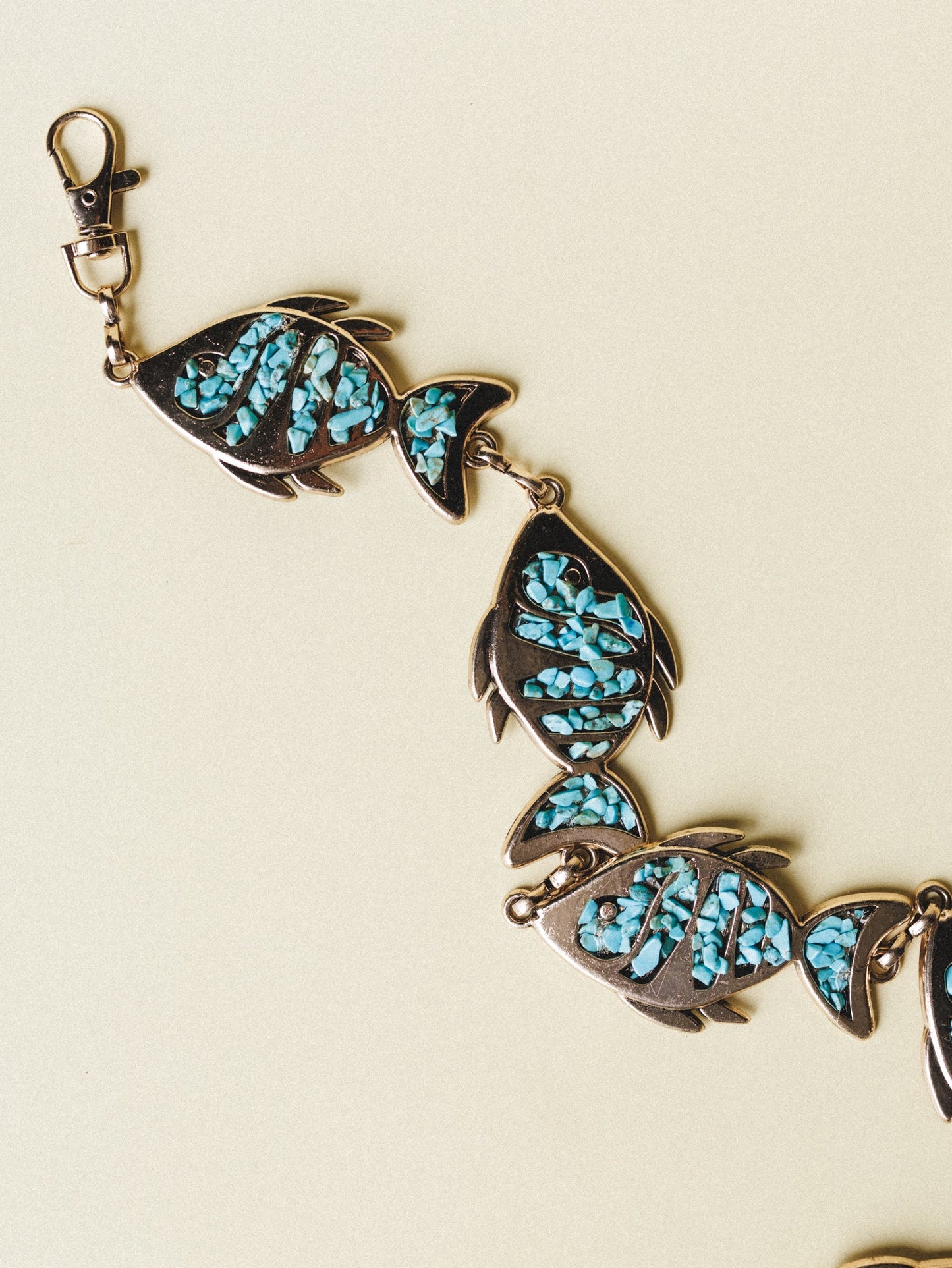 Boho Fish Chain Belt - Gold
