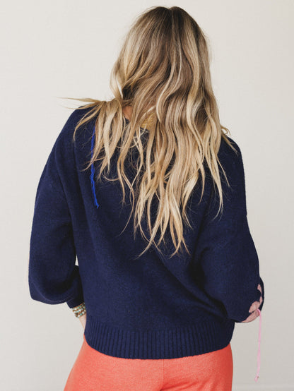 Good Mood Cardigan - Navy