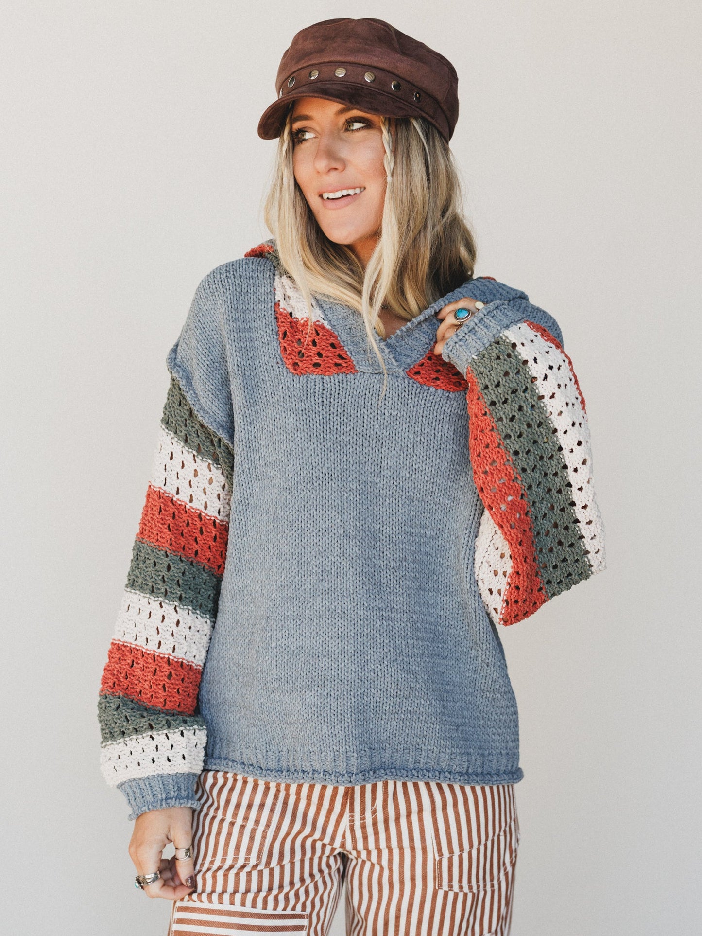 Groovy Somewhere Sweater - Navy