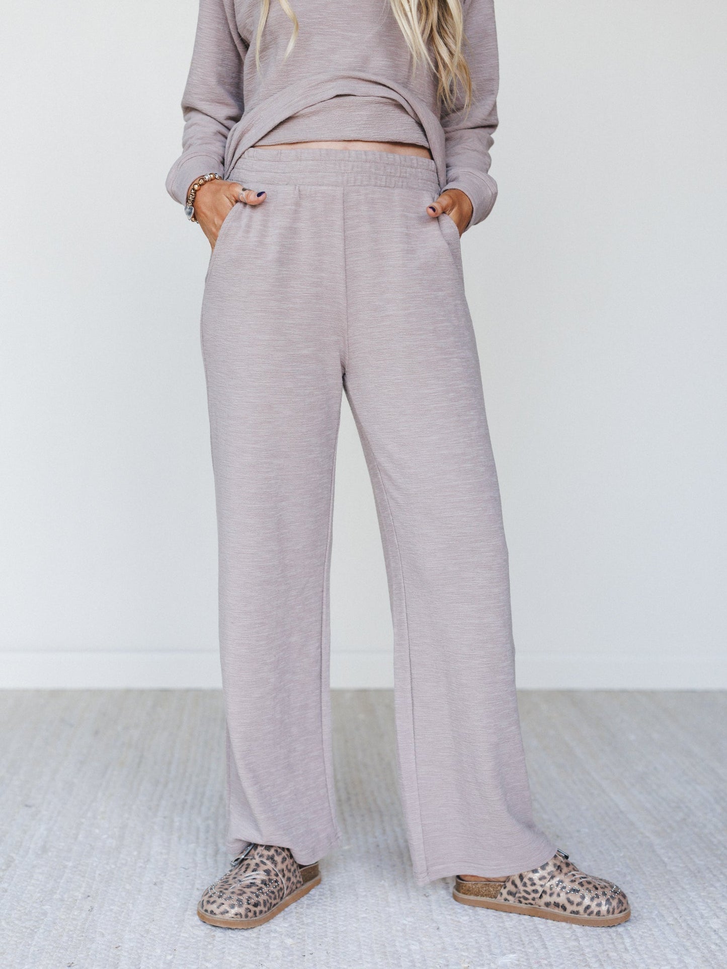 Here To Lounge Matching Set - Ash Mocha